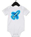 Baby Blue Plane Infant Bodysuit
