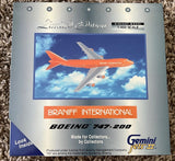 Braniff International 747-200  N602BN Gemini 1:400