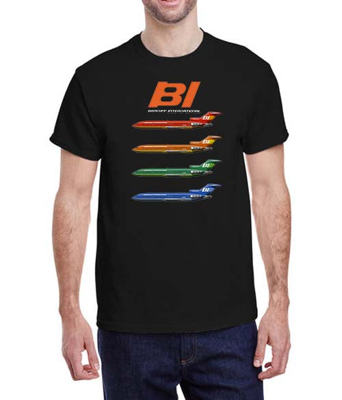 Braniff 4 Livery T-Shirt – Airline Employee Shop
