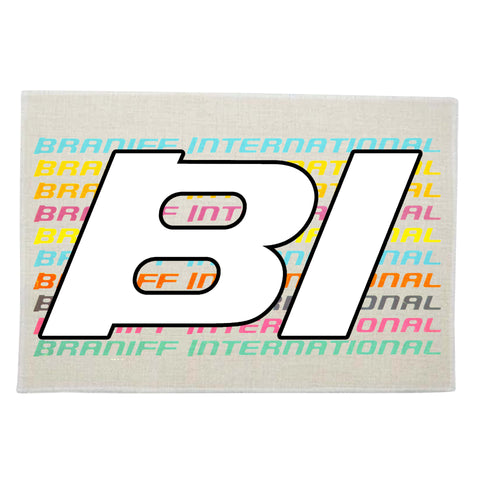 Braniff International Flying Colors - Linen Placemats (A SET OF 4)