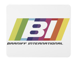 Braniff International Colors Logo Mousepad