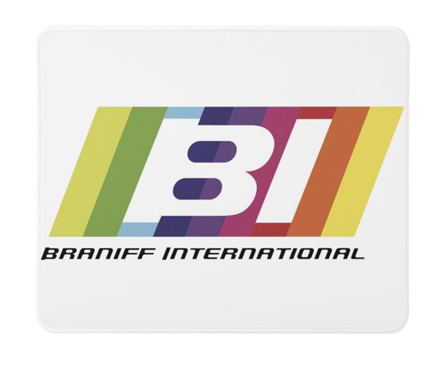 Braniff International Colors Logo Mousepad