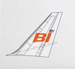 Braniff Airlines Tail Decal Stickers