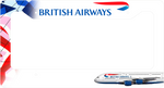 British Airways Colors - License Plate Thick Frame