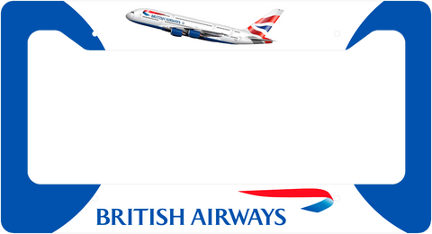 British Airways Livery - License Plate Thick Frame