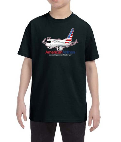 Veste American Airlines gris foncé / Vêtement vintage friperie