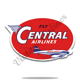 Fly Central Airlines Square Coaster