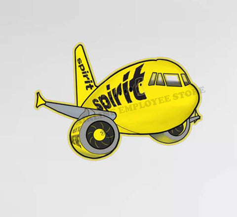 Spirit Airlines Chibi Livery Decal Stickers – Airline Employee Shop