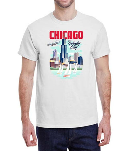 Chicago The Windy City  - Lightweight Unisex