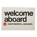 Continental Airlines - Welcome Aboard - Linen Placemats (A SET OF 4)