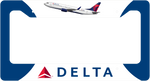 Delta Airlines Livery - License Plate Thick Frame