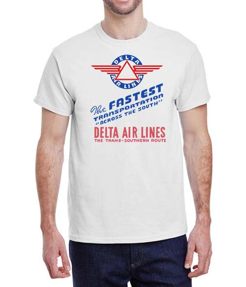 Delta Airlines - The Fastest Transportation - T-Shirt – Airline