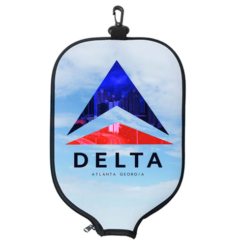 Delta Airlines Orgin City View - Pickleball Paddle Cover