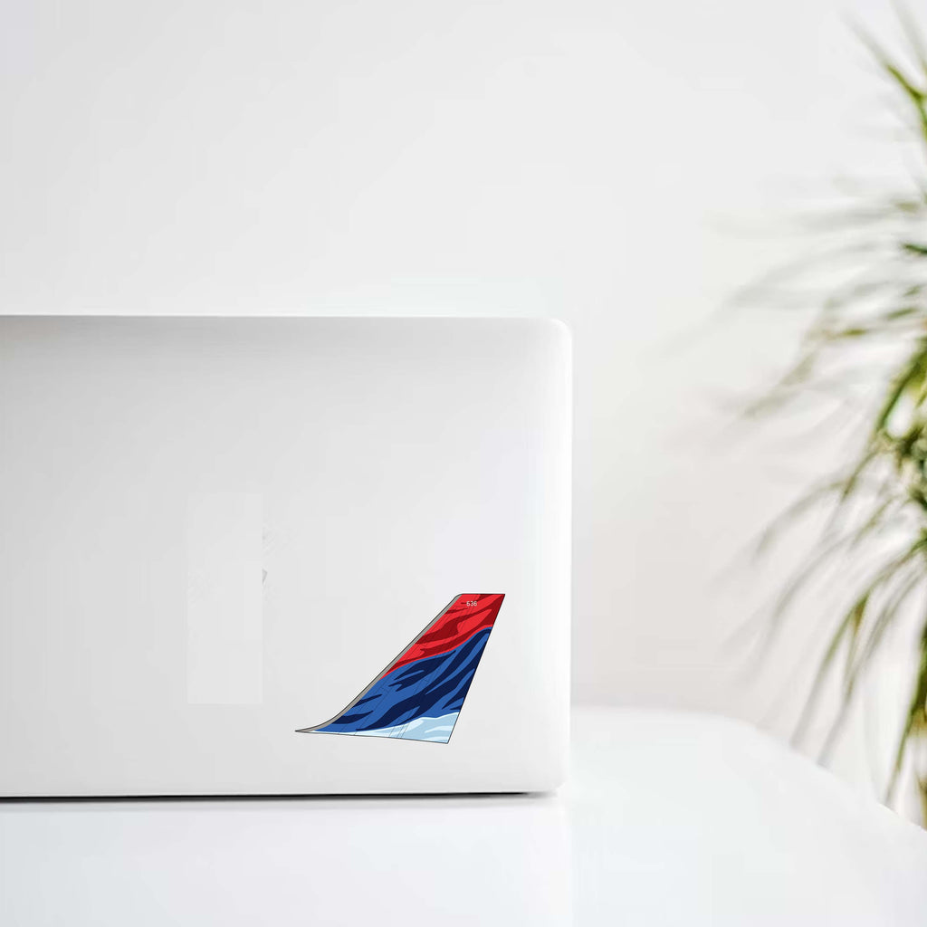 Delta Airlines Colors In Motion Tail Decal Stickers – Airline Employee Shop