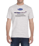 Delta Golden Crown DC-7B (1954-1959) Historical T-Shirt