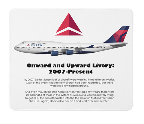 Delta Airlines Onward and Upward: 2007-Present Mousepad