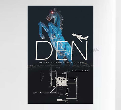 Denver International Airport Design Decal Stickers