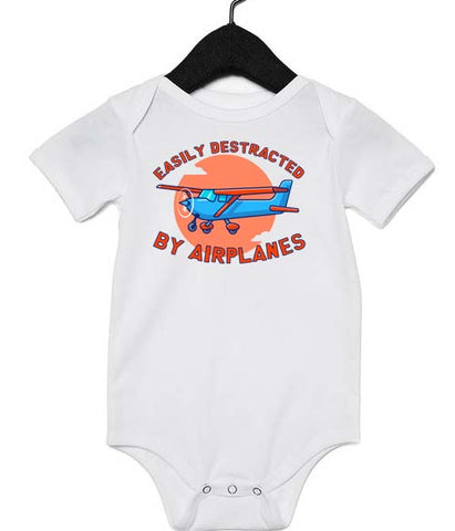 Easily Destracted By Planes Infant Bodysuit
