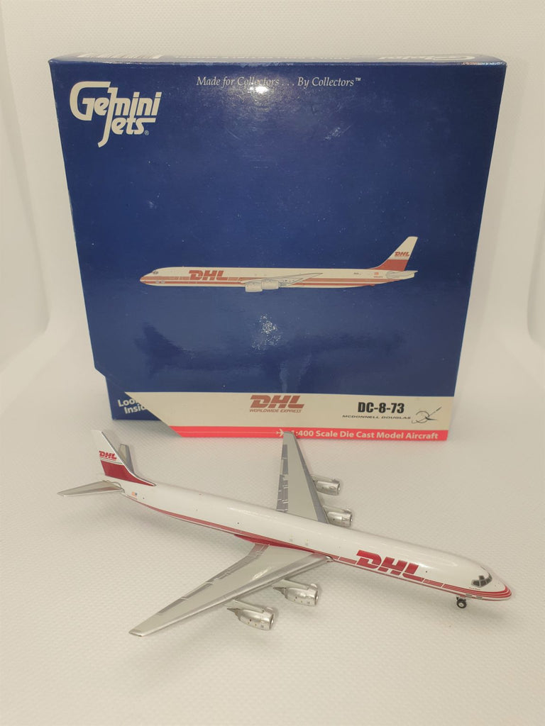 DHL DC-8-73 N802DH Gemini Jets 1:400 – Airline Employee Shop