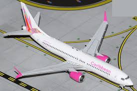 Caribbean Airlines Boeing 737 MAX 8 9Y-CAL Gemini 1:400 (GJBWA2121)