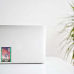 Dubai Skyline Ticket Design Decal Stickers