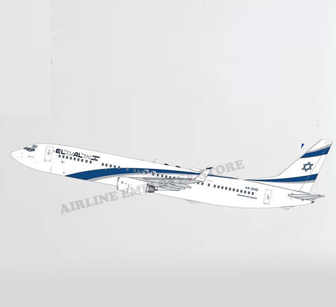 El Al Isreal 737 Peace Decal Stickers