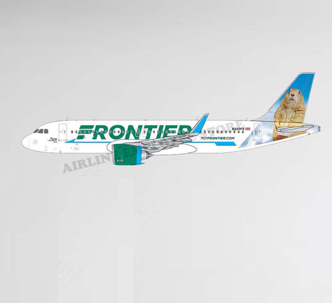 Frontier Airlines Poppy The Prairie Dog Decal Stickers
