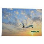 Frontier Airline Sunset - Linen Placemats (A SET OF 4)