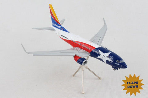 Southwest Airlines B737-700 Flaps Down Lone Star One Livery Gemini 1:200 scale Reg#N931WN