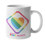 Heart Happy Pride Month Coffee Mug