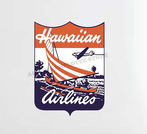 Hawaiian Airlines Crest Logo Decal Stickers