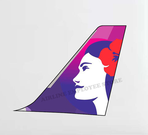 Hawaiian Airlines Tail Decal Stickers