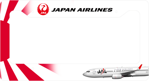 Japan Airlines - License Plate Thick Frame