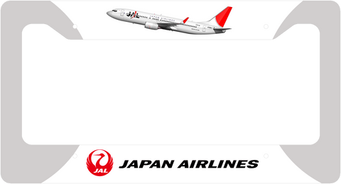 Japan Airlines Livery - License Plate Thick Frame