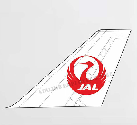 Japan Airlines Tail Decal Stickers