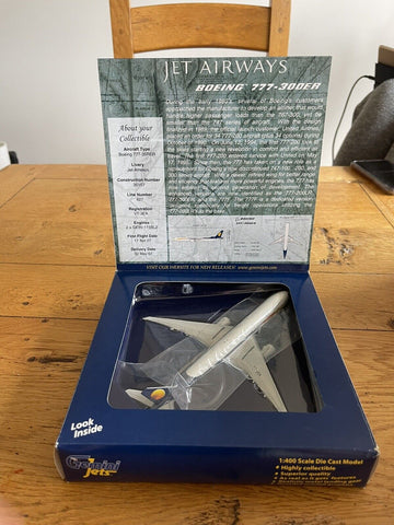 Jet Airways 777-300ER VT-JEA Gemini Jets 1:400 – Airline