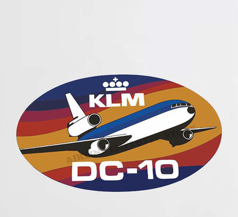 KLM DC-10 Decal Stickers