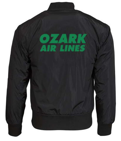 Ozark Airlines Black Bomber Jacket