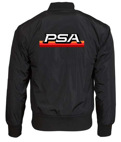 PSA Old Logo Black Bomber Jacket