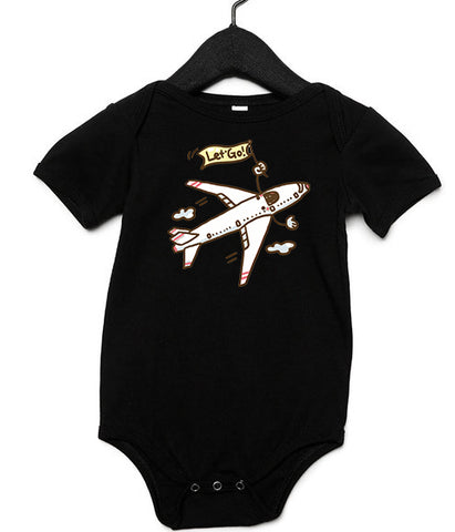 Let's Go Fly Infant Bodysuit