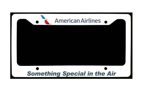 American Airlines - Something Special In the Air - with New AA Logo License Plate Frame