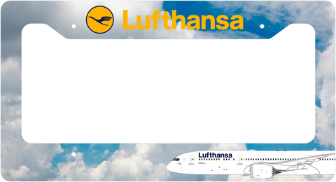 Lufthansa - License Plate Thick Frame