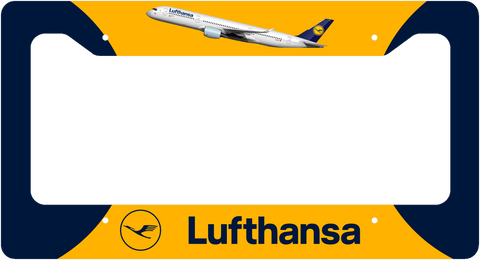 Lufthansa Livery - License Plate Thick Frame