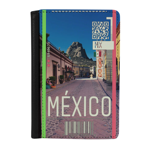 Destination Boarding Ticket - Mexico - Passport Case