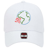 Flying Around The Globe Mesh Cap