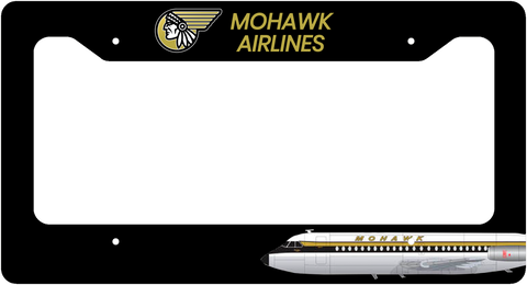 Mohawk Airlines - License Plate Thick Frame