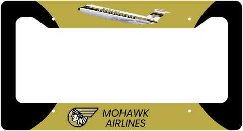 Mohawk Airlines Livery - License Plate Thick Frame