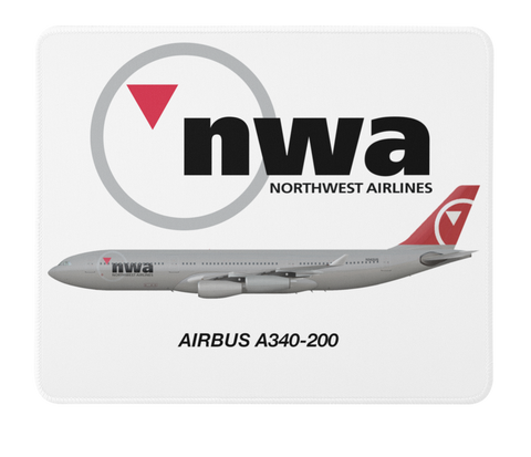 NWA Airbus A340 Mousepad