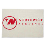 Northwest Airlines Logo - Linen Placemats (A SET OF 4)