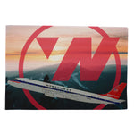 Northwest Airlines - Detroit Michigan - Linen Placemats (A SET OF 4)